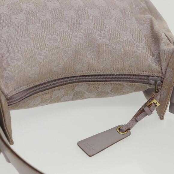 GUCCI GG Canvas Shoulder Bag Purple Gold - Picture 6 of 16